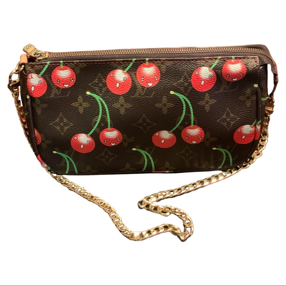 Louis Vuitton -Rare to Find Limited Edition Takashi Murakami Cerises Pochette - Picture 3 of 16